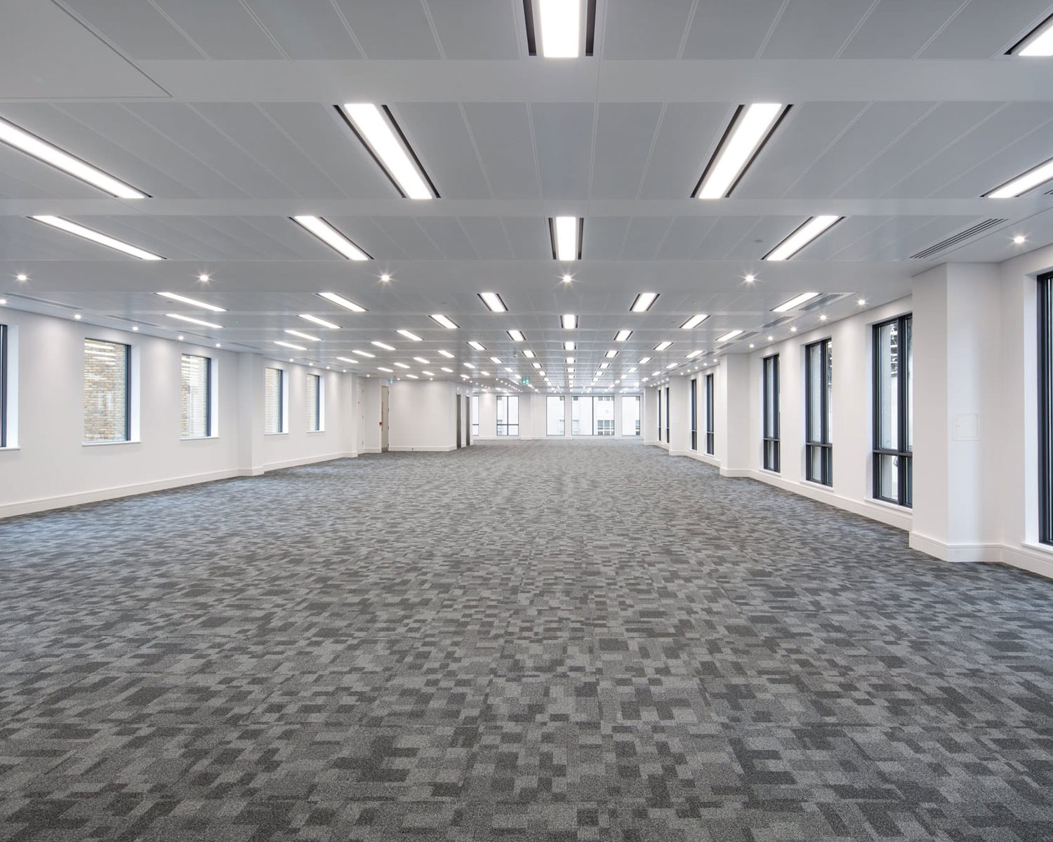 P1240 London Office Lights Suspended Ceiling Bespoke